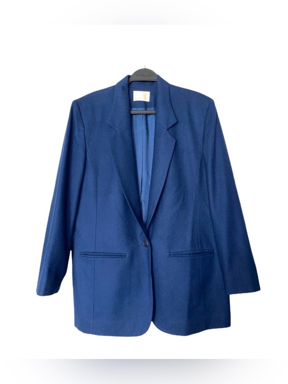 Pendleton 100% Wool Blue Navy Jacket Vintage Schoolboy Lined Blazer Size 12